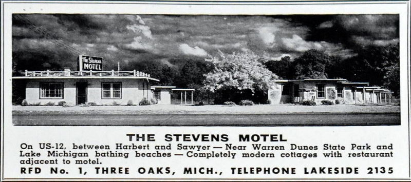 Stevens Motel - Old Print Ad